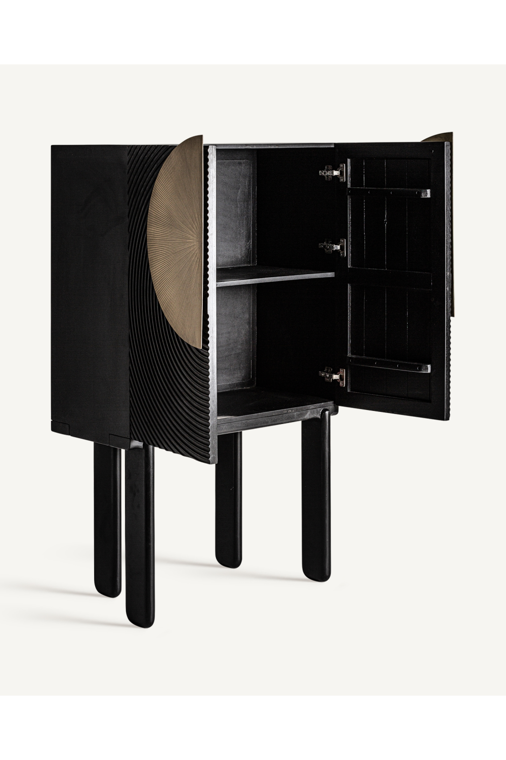 Black & Gold Cabinet | Vical Home Dobeln | Oroa.com