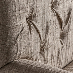   Beige Fabric Tufted Sofa | Oroa.com