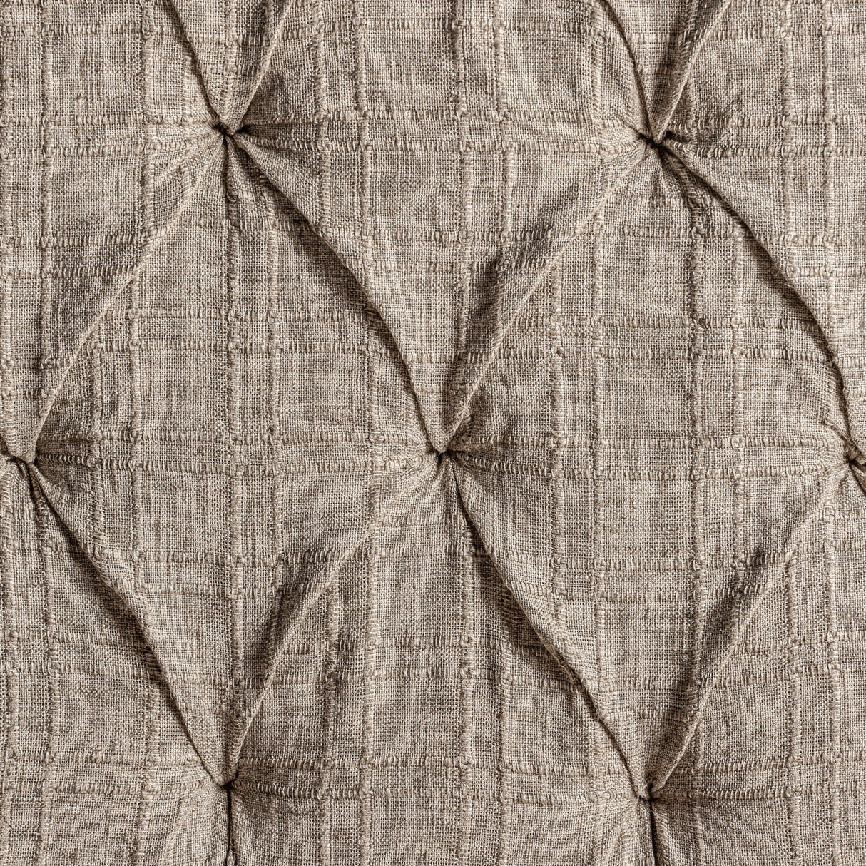   Beige Fabric Tufted Sofa | Oroa.com