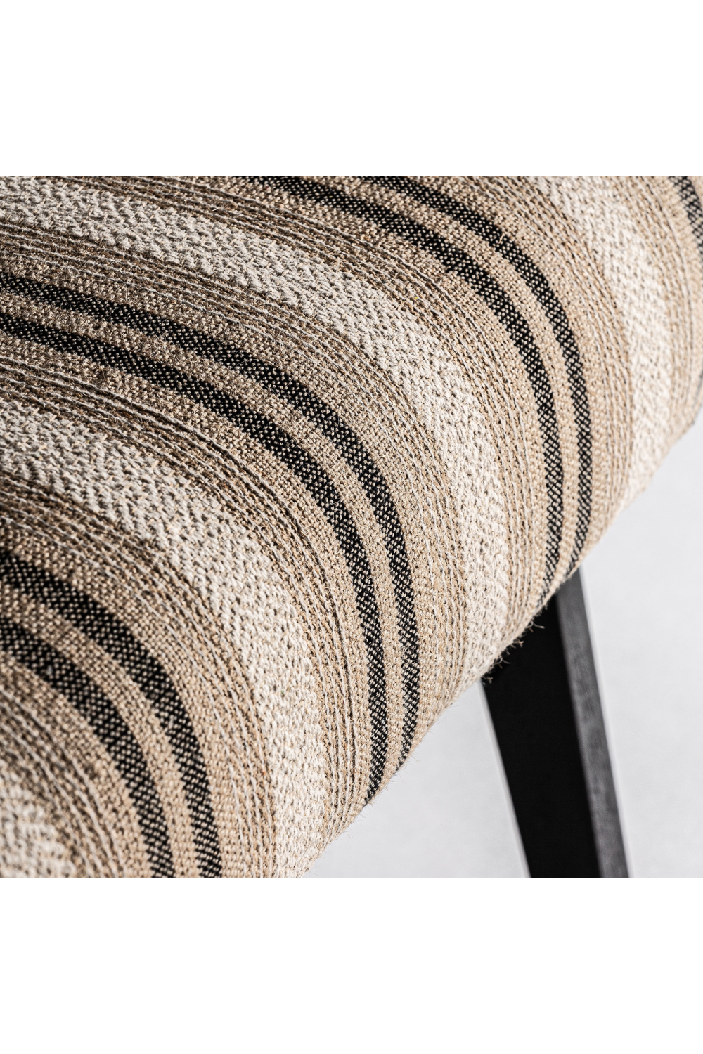 Beige Striped Lounge Armchair | Vical Home Nuk | Oroatrade.com