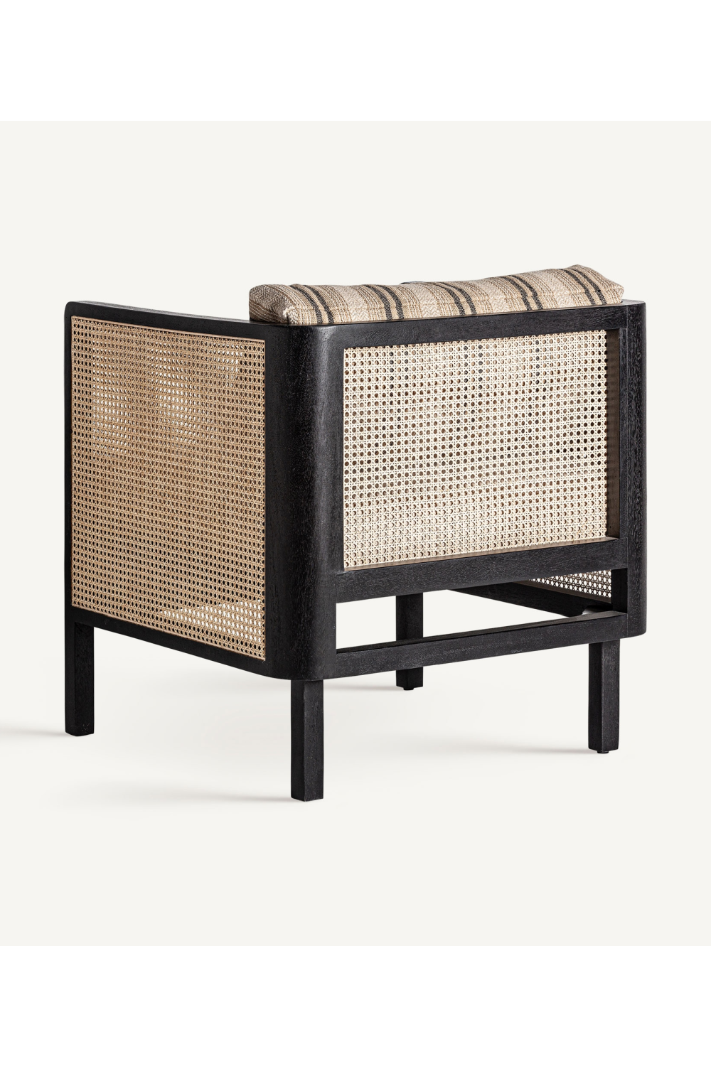 Beige Striped Rattan Accent Chair | Vical Home Nuk | Oroatrade.com