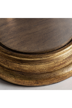 Gold Wooden Candle Holder | Vical Home | Oroa.com