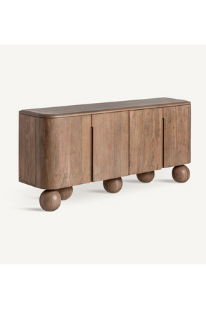 Sphere-Legged Wooden Sideboard | Vical Home Bocksberg | Oroa.com