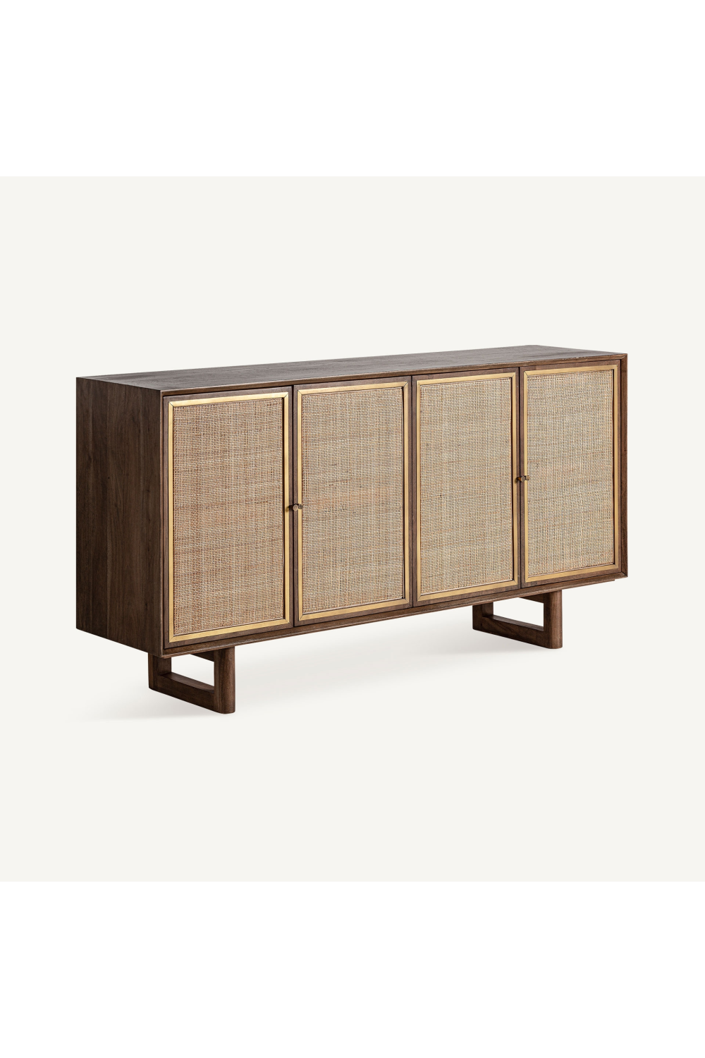 Rattan 4-Door Sideboard | Vical Home Gondorf | Oroa.com