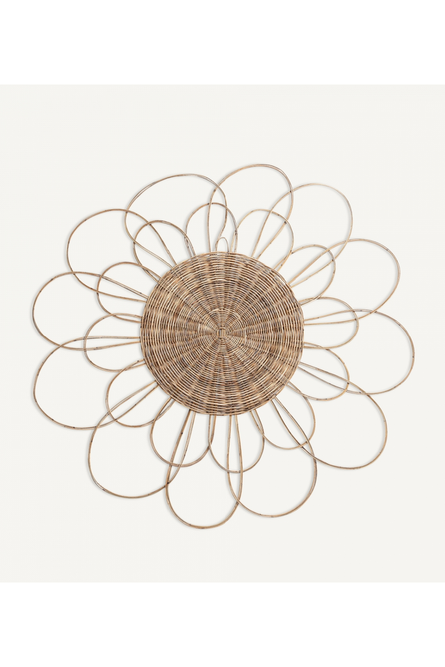 Rattan Floral Wall Decor | Vical Home | Oroa.com