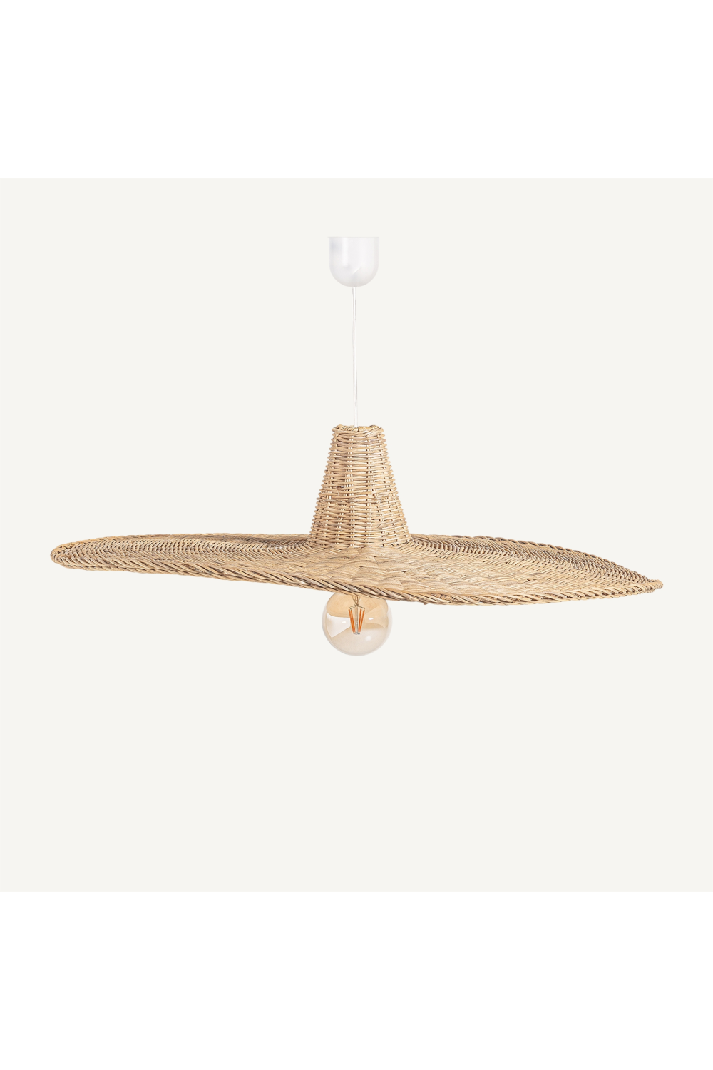 Rattan Hat Hanging Lamp M | Vical Home Uxmal | Oroatrade.com