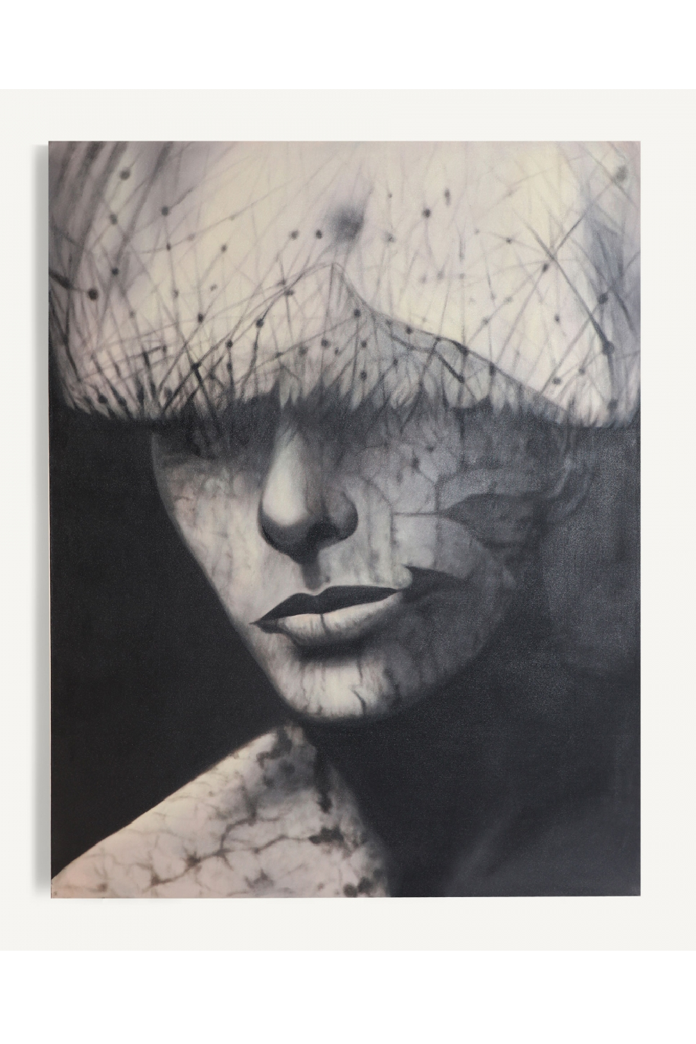 Monochrome Portrait Art Print | Vical Home Geos | Oroa.com