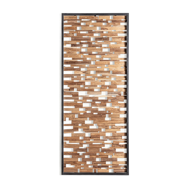 Modern European furniture - Natural Teak Wall Decor - www.oroa.com