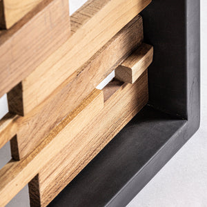   Modern European furniture - Natural Teak Wall Decor - www.oroa.com | Oroa.com