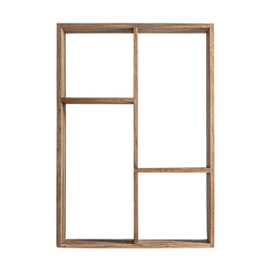   Natural Teak Minimalist Bookshelf | Oroa.com