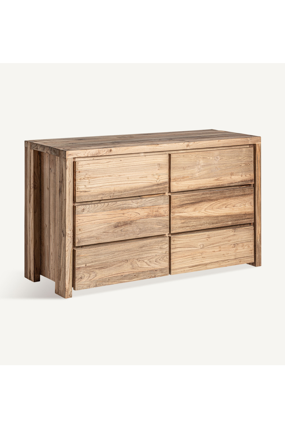 Natural Teak 6-Drawer Chest | Vical Home Lux  | Oroa.com