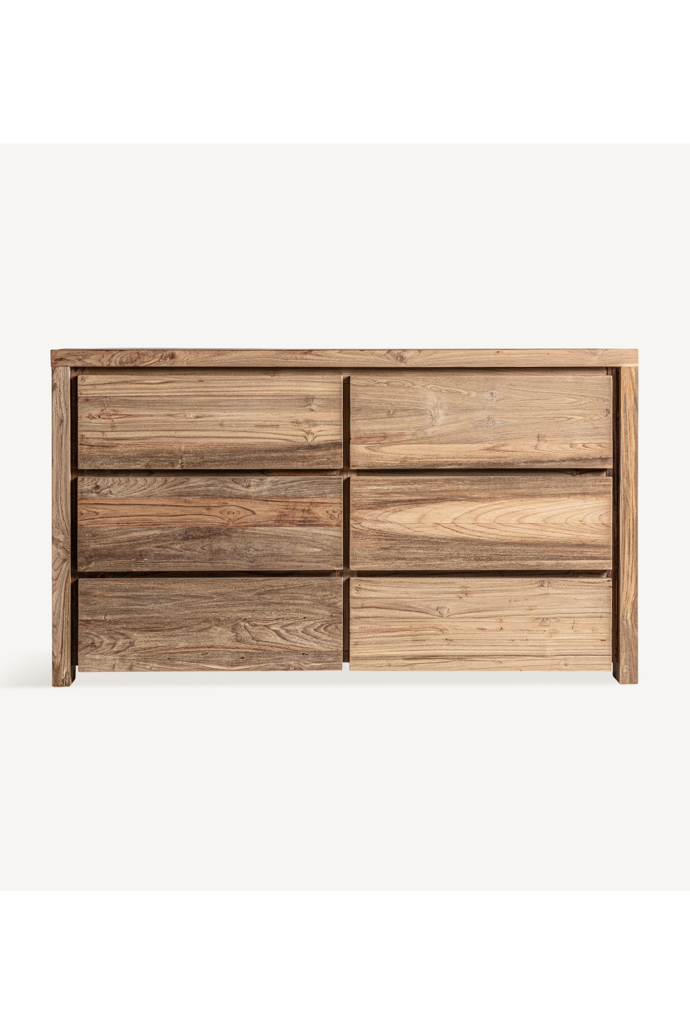 Natural Teak 6-Drawer Chest | Vical Home Lux  | Oroa.com