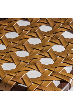 Yellow Leather Dining Chair (2) | Vical Home Strand | Oroa.com