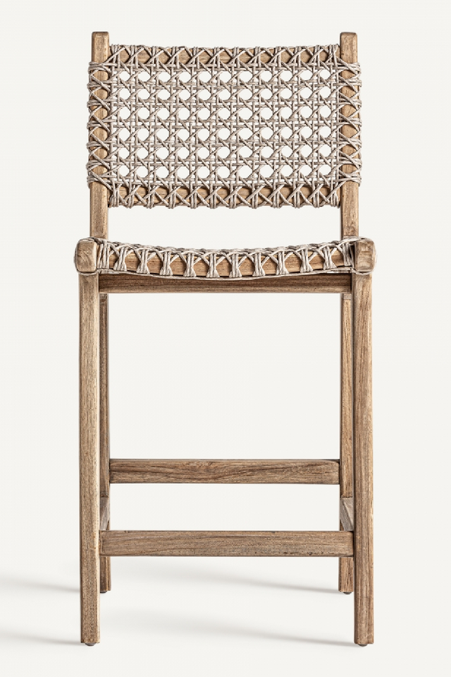 Beige Rope Counter Stool | Vical Home Beardon | Oroa.com