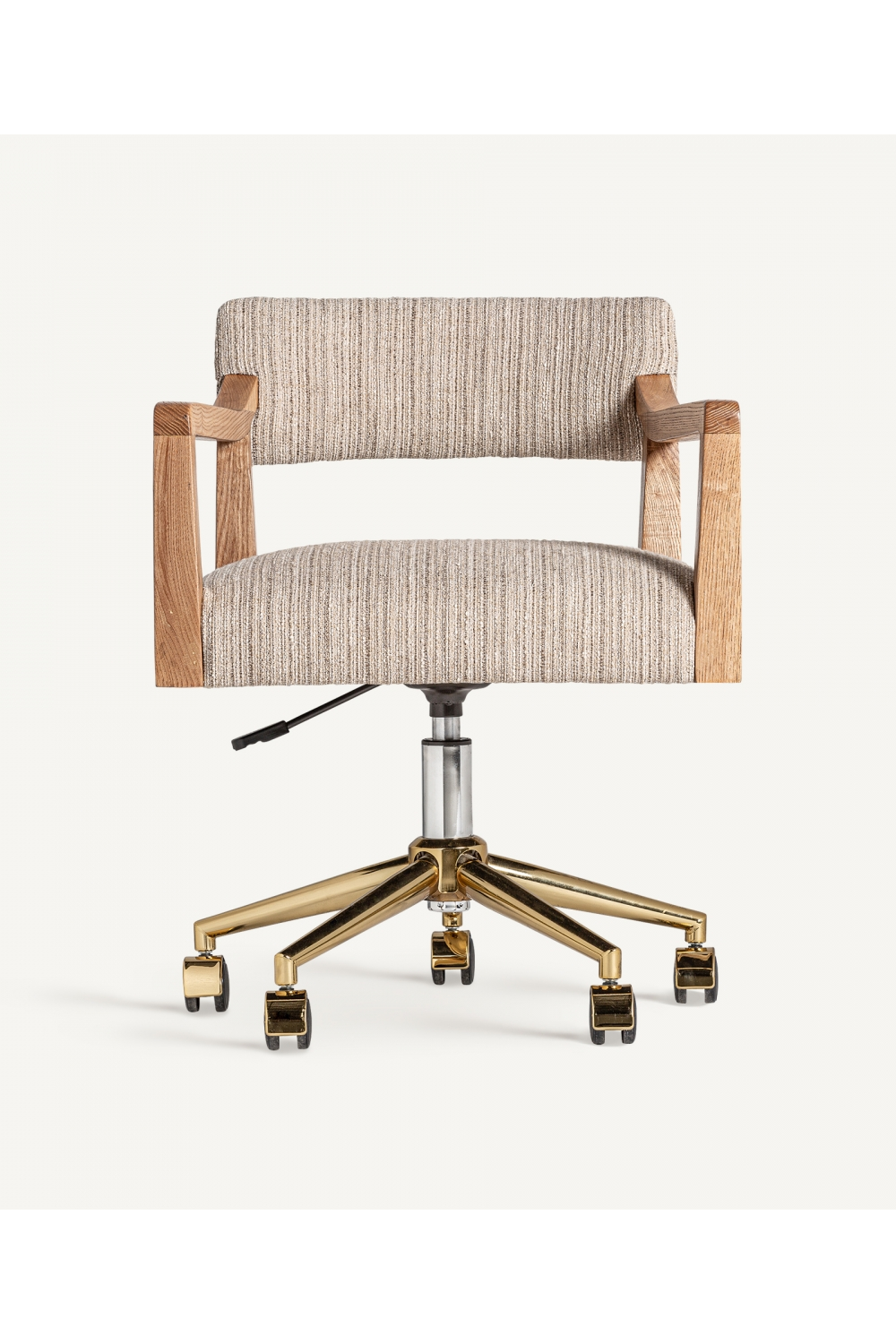 Oak Wood Swivel Desk Chair | Vical Home Nozay | Oroatrade.com