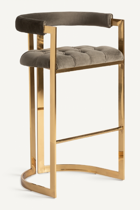 Tufted Seat Counter Stool | Vical Home Mondsee | Oroa.com