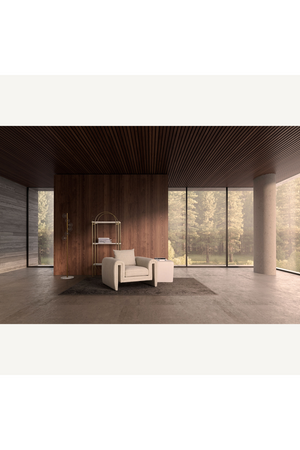 Gray Modern Lounge Armchair | Vical Home Karka | Oroa.com