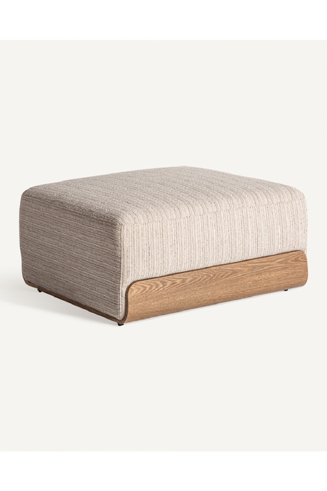 Cream Square Ottoman | Vical Home Kocs | Oroa.com