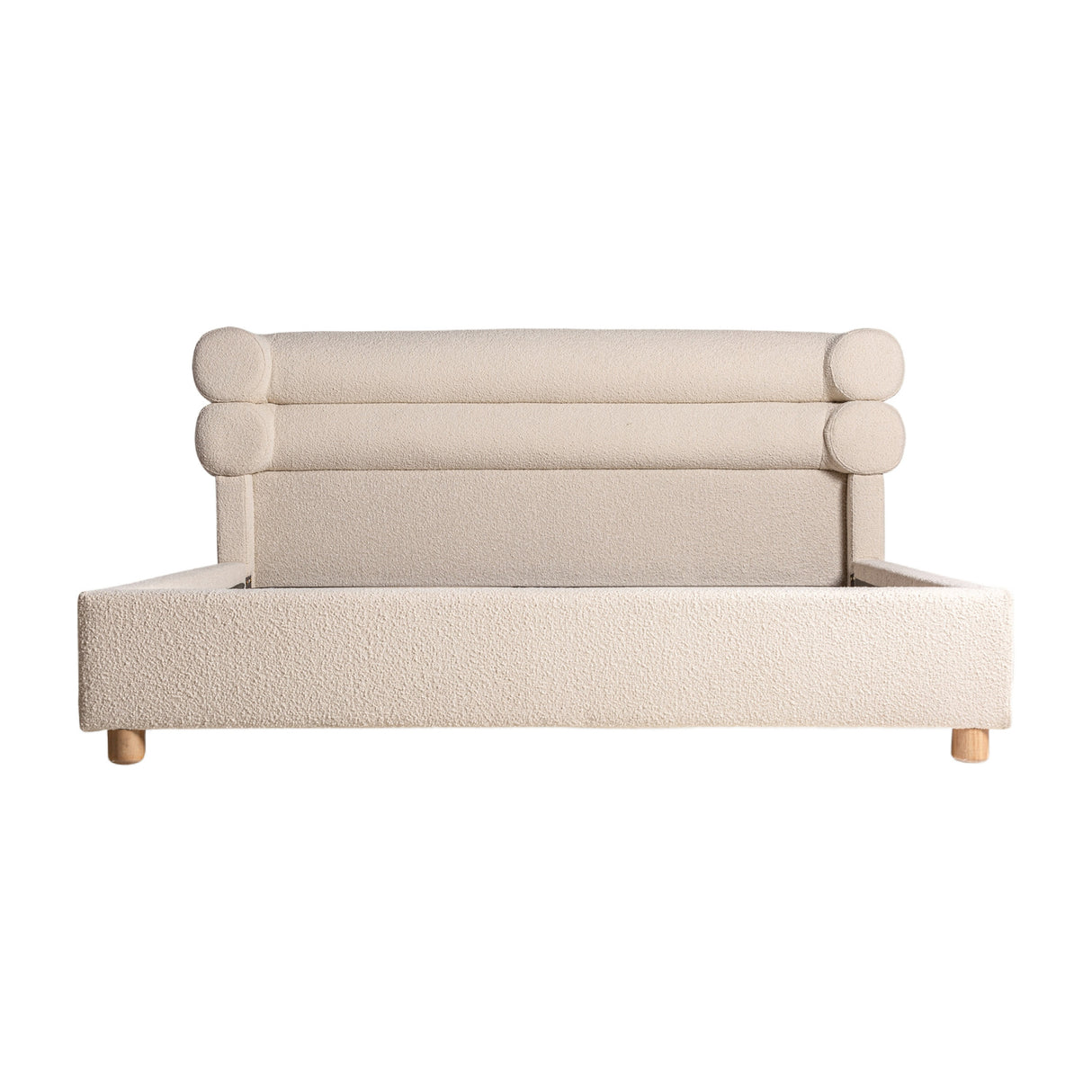   White Boucle Bed | Oroa.com