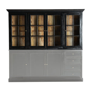   Modern European furniture - Black Wooden Modular Display Cabinet - www.oroa.com | Oroa.com