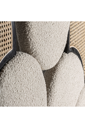 Bouclé and Rattan Headboard | Vical Home Prati | Oroa.com