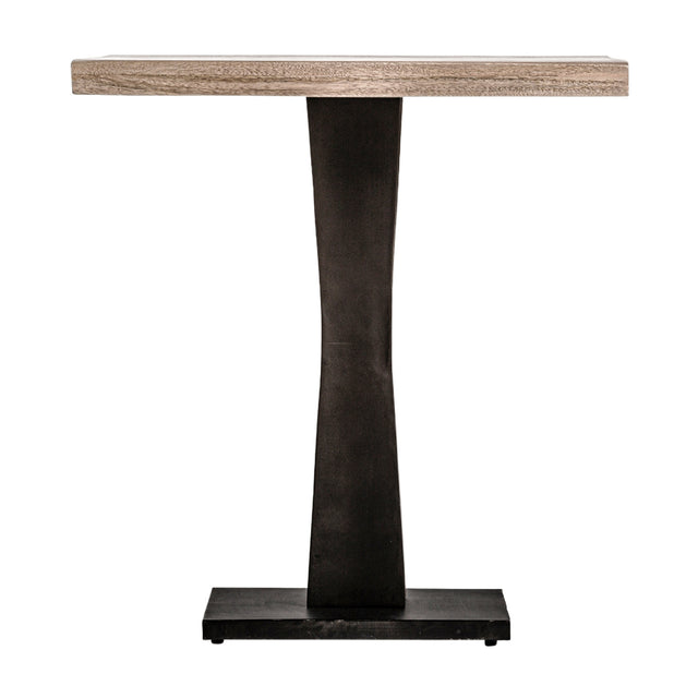 Modern furniture - Square Mango Wood Bar Table - www.oroa.com