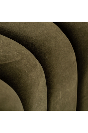 Green Velvet Corner Sofa | Vical Home Shul | Oroa.com