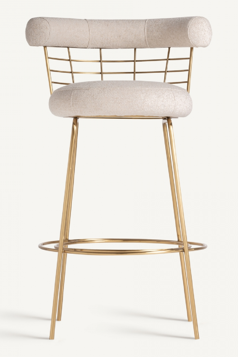 Brass Framed Counter Stool | Vical Home Tresivio | Oroa.com