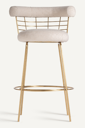 Brass Framed Counter Stool | Vical Home Tresivio | Oroa.com