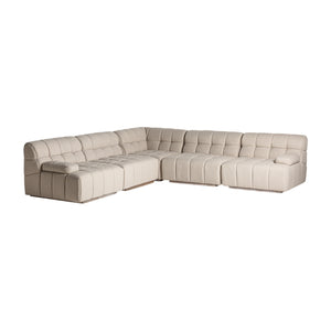   Modern furniture - White Square-Tufted Module Sofa - www.oroa.com | Oroa.com