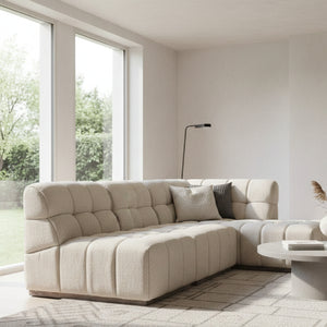   Modern furniture - White Square-Tufted Module Sofa - www.oroa.com | Oroa.com