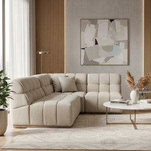   Modern furniture - White Square-Tufted Module Sofa - www.oroa.com | Oroa.com