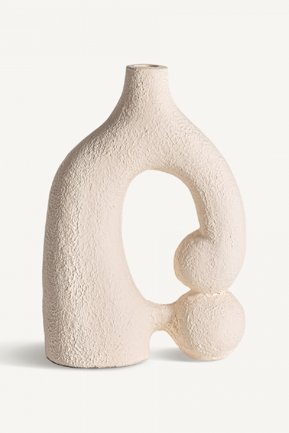 White Terracotta Sculptural Vase | Vical Home Turiff | Oroa.com