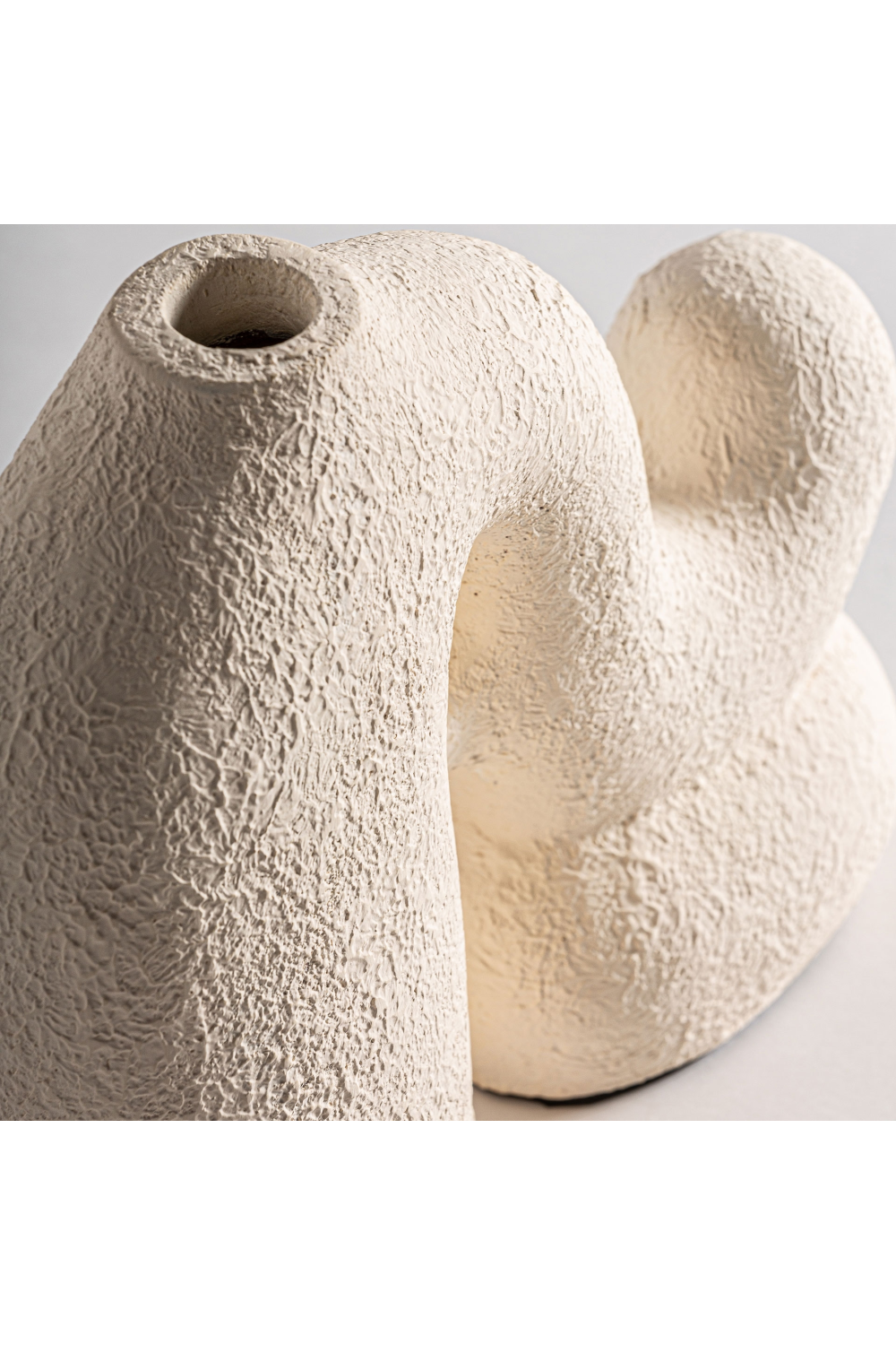 White Terracotta Organic Vase | Vical Home Turiff | Oroa.com