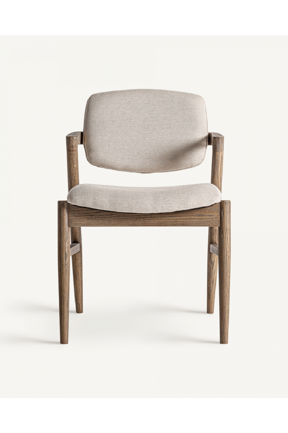 Ash Wood Beige Accent Chair | Vical Home Polch | Oroatrade.com