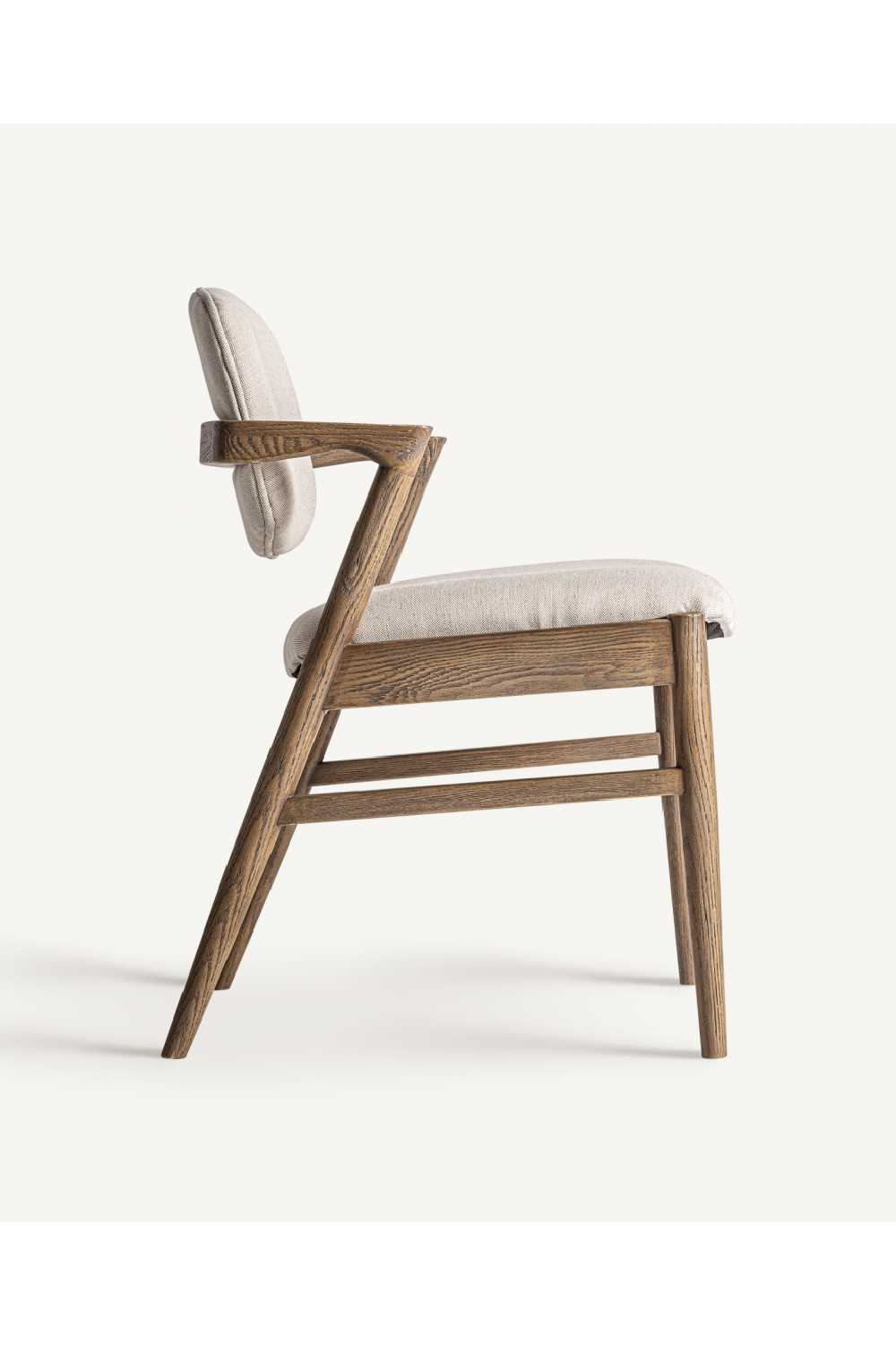 Ash Wood Beige Accent Chair | Vical Home Polch | Oroatrade.com