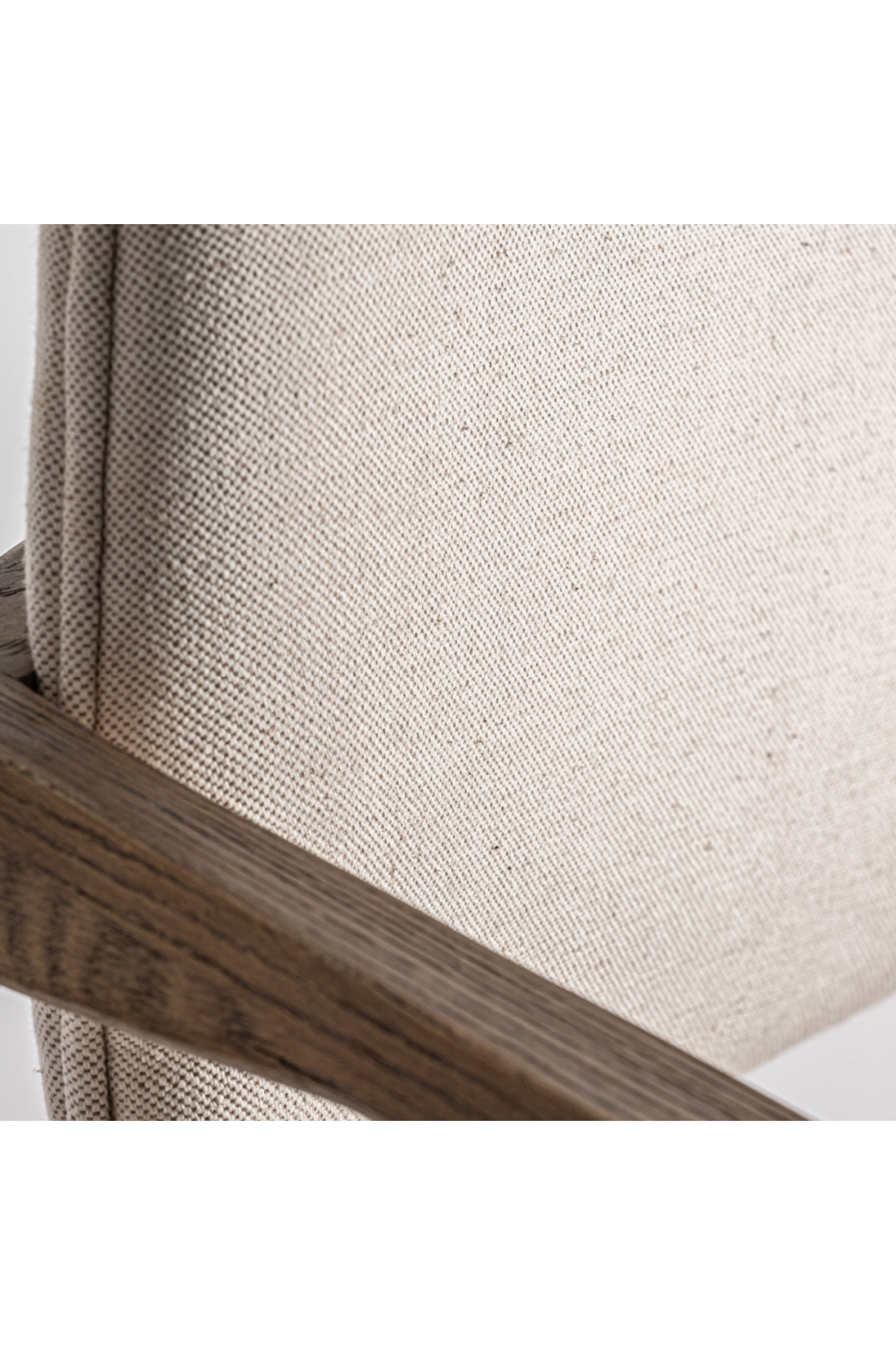 Ash Wood Beige Accent Chair | Vical Home Polch | Oroa.com