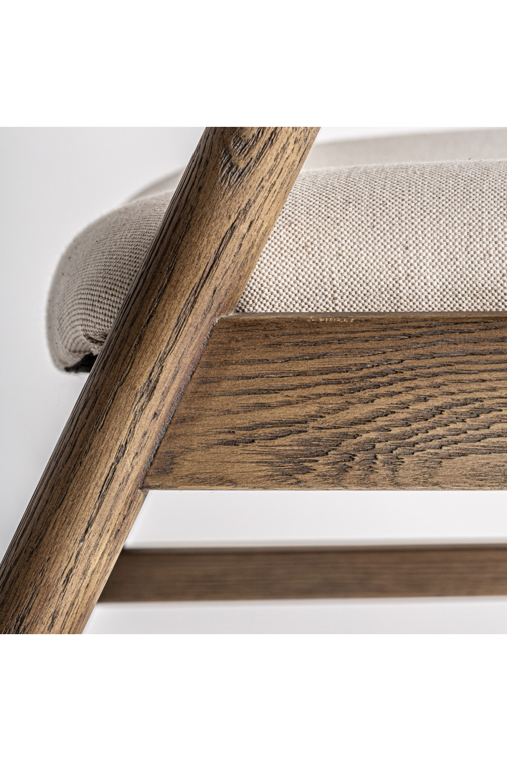 Ash Wood Beige Accent Chair | Vical Home Polch | Oroa.com