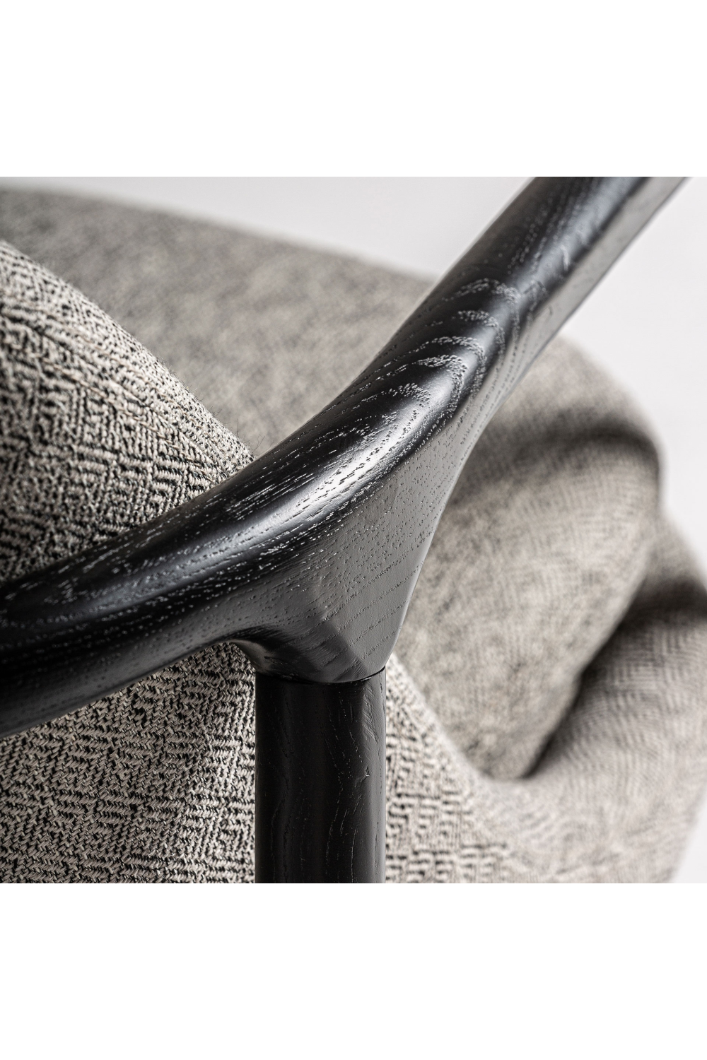 Gray Upholstered Lounge Armchair | Vical Home Thalfang | Oroatrade.com