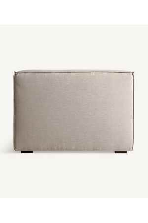 White Linen Angular Armchair | Vical Home Krakau | Oroa.com