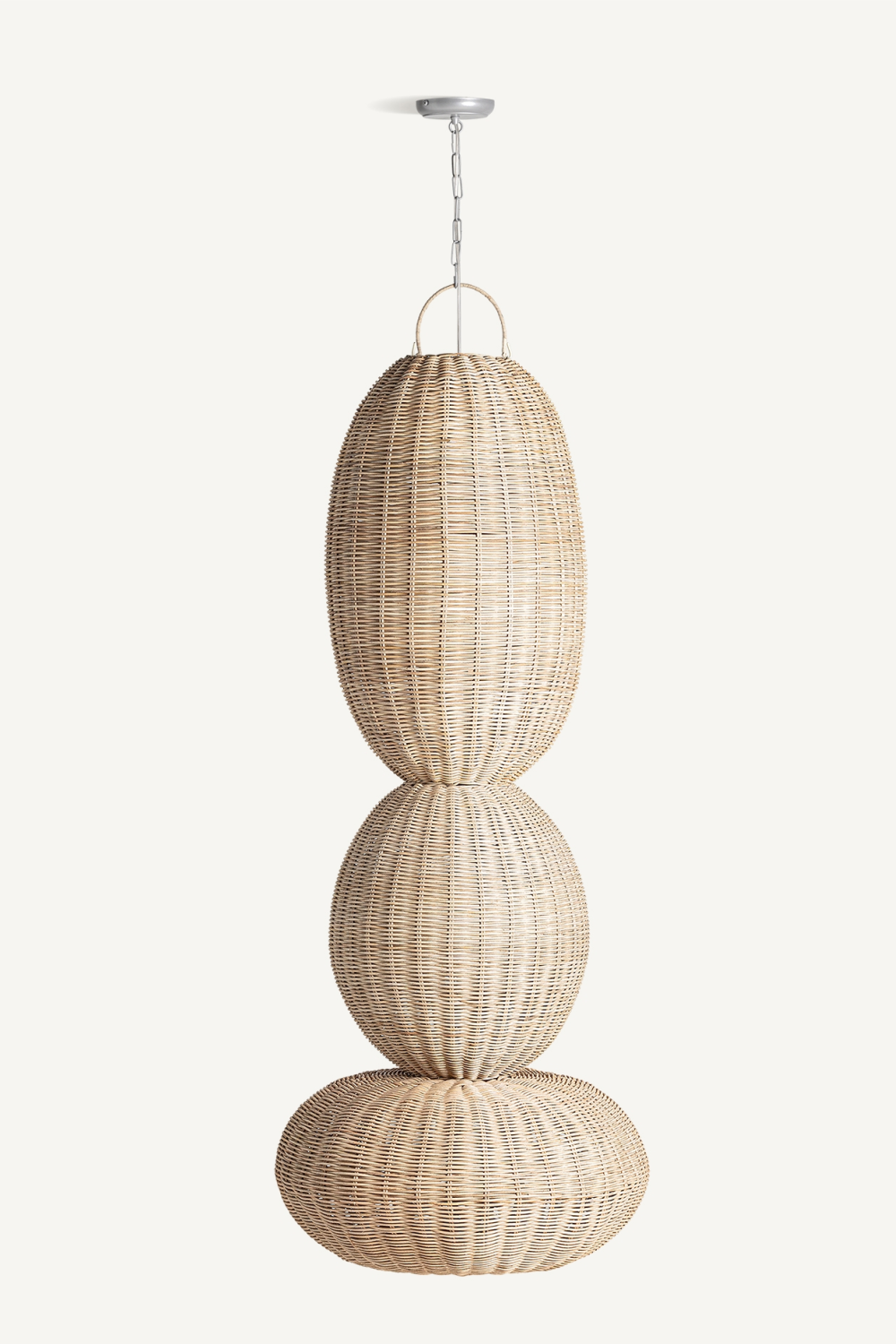 Oval Rattan Hanging Lamp M | Vical Home Tekax | Oroa.com