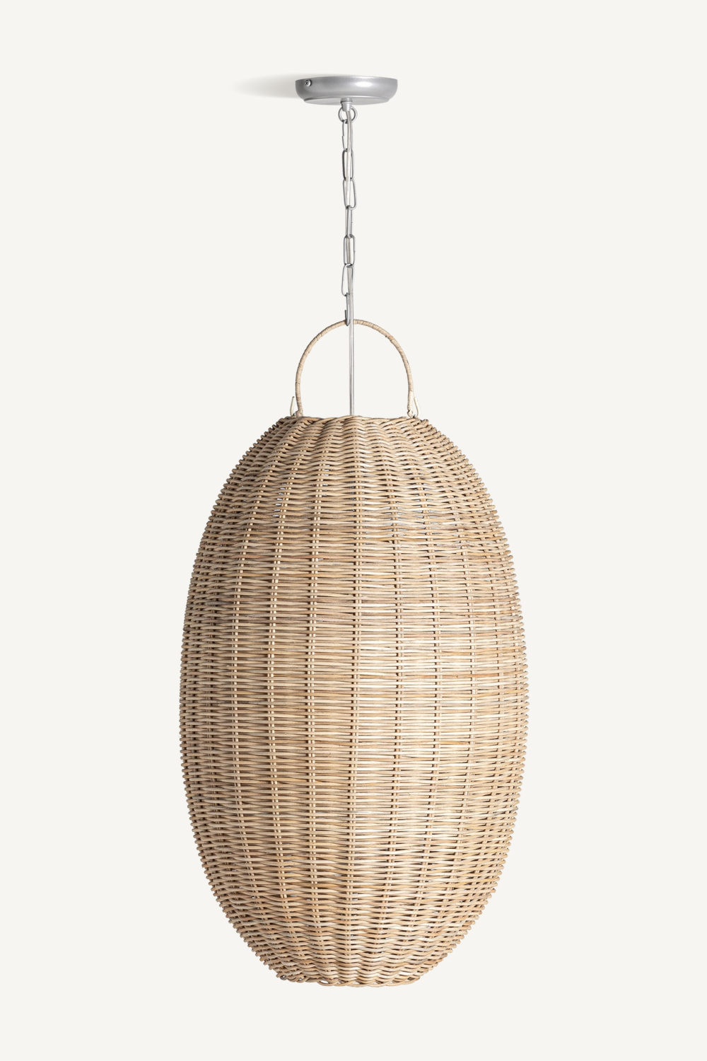 Oval Rattan Hanging Lamp M | Vical Home Tekax | Oroa.com