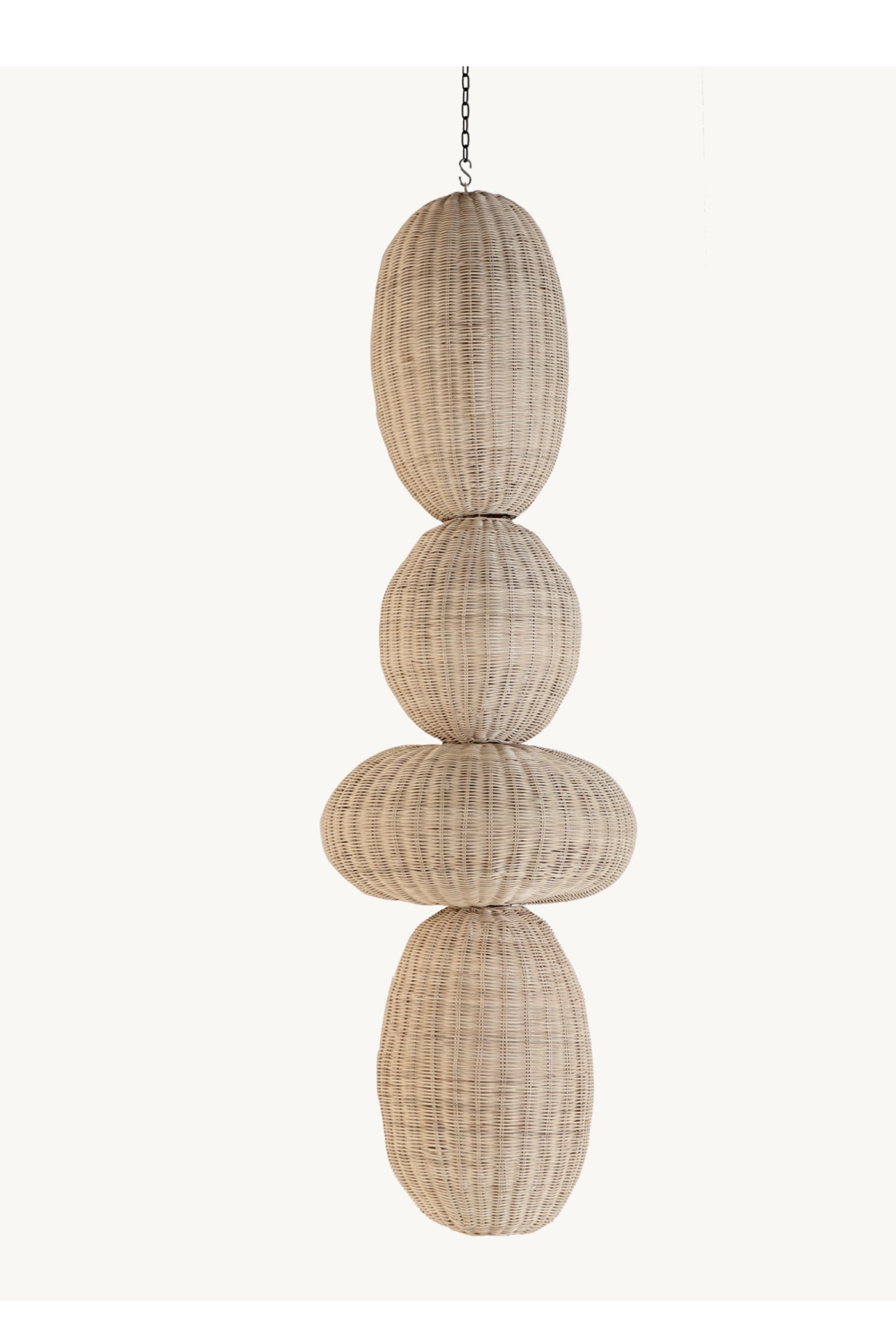 Oval Rattan Hanging Lamp M | Vical Home Tekax | Oroa.com