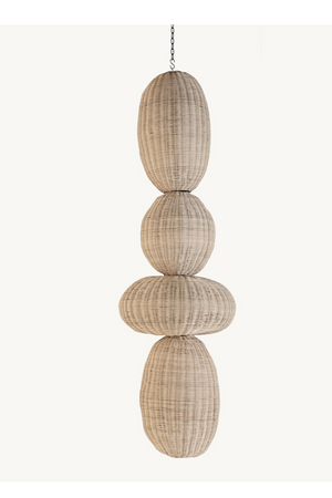   Oval Rattan Hanging Lamp M | Oroa.com