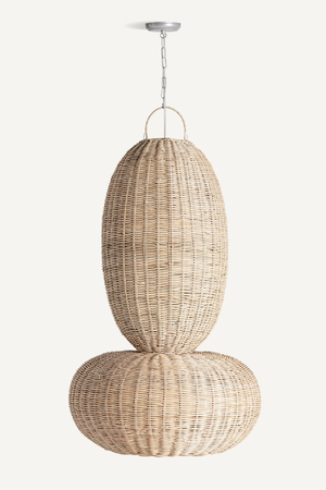   Oval Rattan Hanging Lamp M | Oroa.com