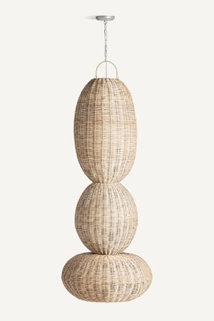   Oval Rattan Hanging Lamp M | Oroa.com