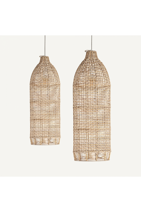Woven Natural Fiber Hanging Lamps (2) | Vical Home Muna | Oroa.com