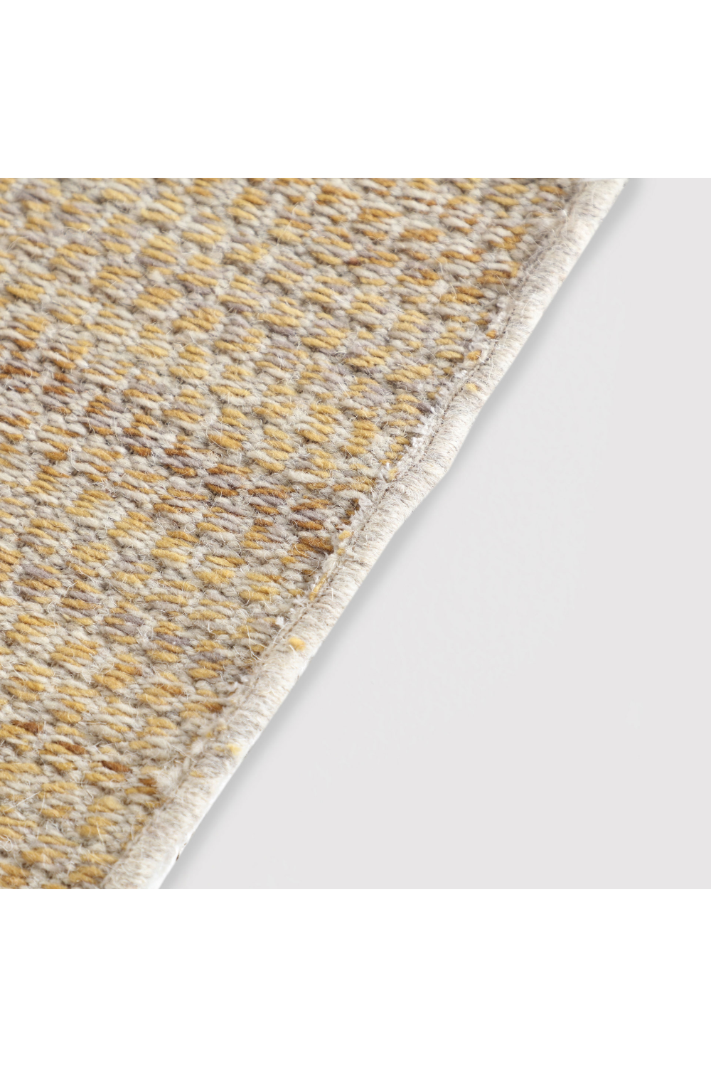 Beige Wool Area Rug 11" x 7'5" | Vical Home Quima | Oroatrade.com