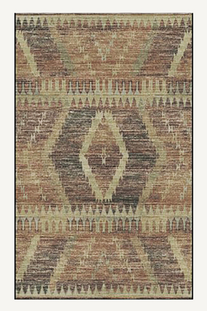 Brown Geometric Print Rug 10' x 6'5" | Vical Home Agate | Oroa.com