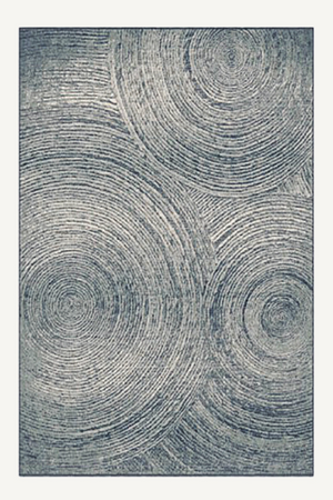 Blue Viscose Area Rug 10' x 6'5" | Vical Home Bakea | Oroa.com